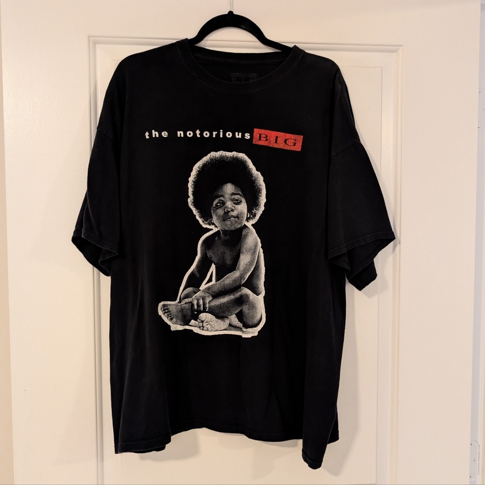 EUC The Notorious B.I.G. Black Graphic T-Shirt - Sz XXL